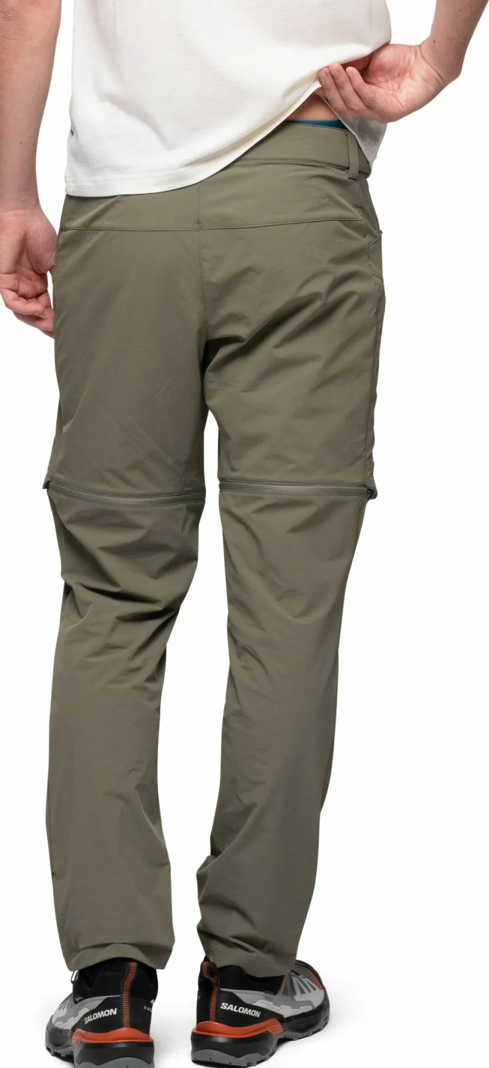 Outlet Men's Convertible Zip-Off Softshell Pants Herrbyxor