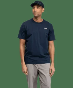 Bergans Men's Logo Cotton Tee Navy Blue Online