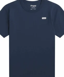 Bergans Men's Logo Cotton Tee Navy Blue Online
