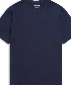 Bergans Men's Logo Merino Tee Navy Blue Discount