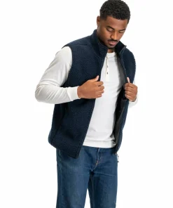 Bergans Men's Lunnan Pile Fleece Vest Navy Blue Discount