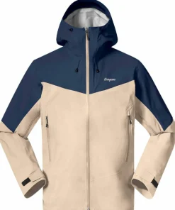 Bergans Men's Rabot Allround 3L Shell Jacket Warm Sand/Navy Blue Discount