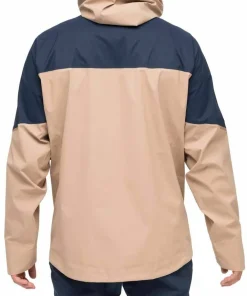 Bergans Men's Rabot Allround 3L Shell Jacket Warm Sand/Navy Blue Discount