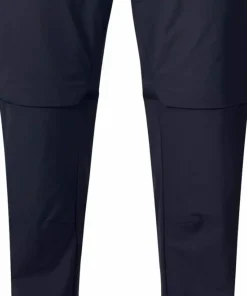 Bergans Women's Convertible Zip-Off Softshell Pants Navy Blue