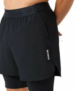 Sale Men's Borg 2 In 1 Shorts Träningskläder Herr|Herrshorts