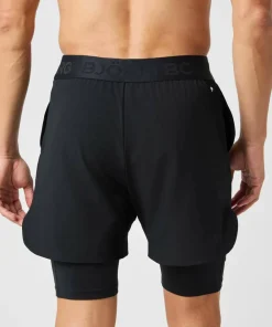Sale Men's Borg 2 In 1 Shorts Träningskläder Herr|Herrshorts