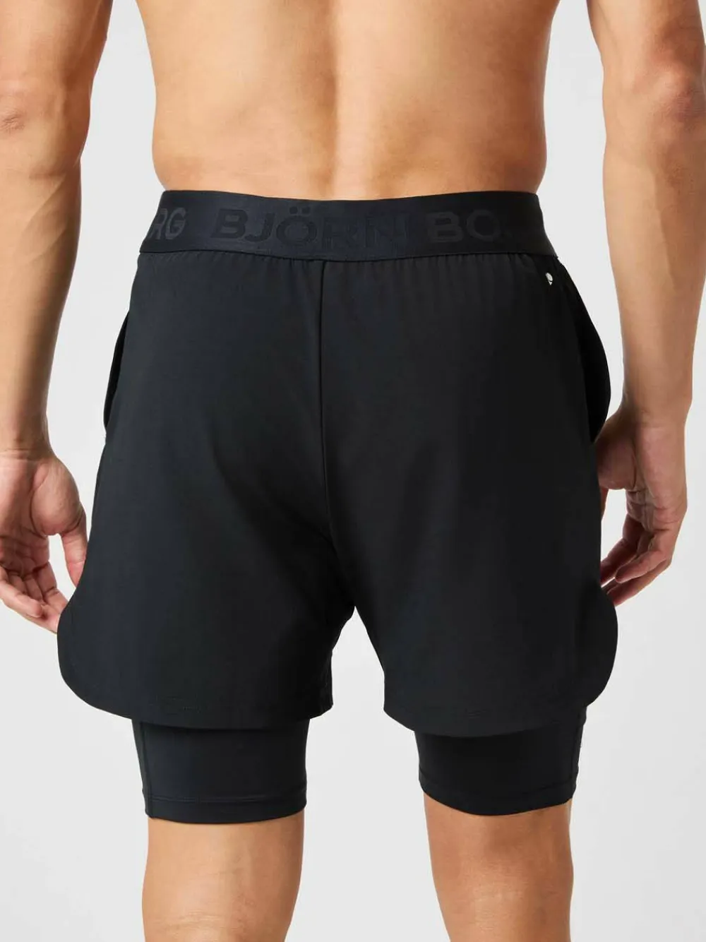 Sale Men's Borg 2 In 1 Shorts Träningskläder Herr|Herrshorts