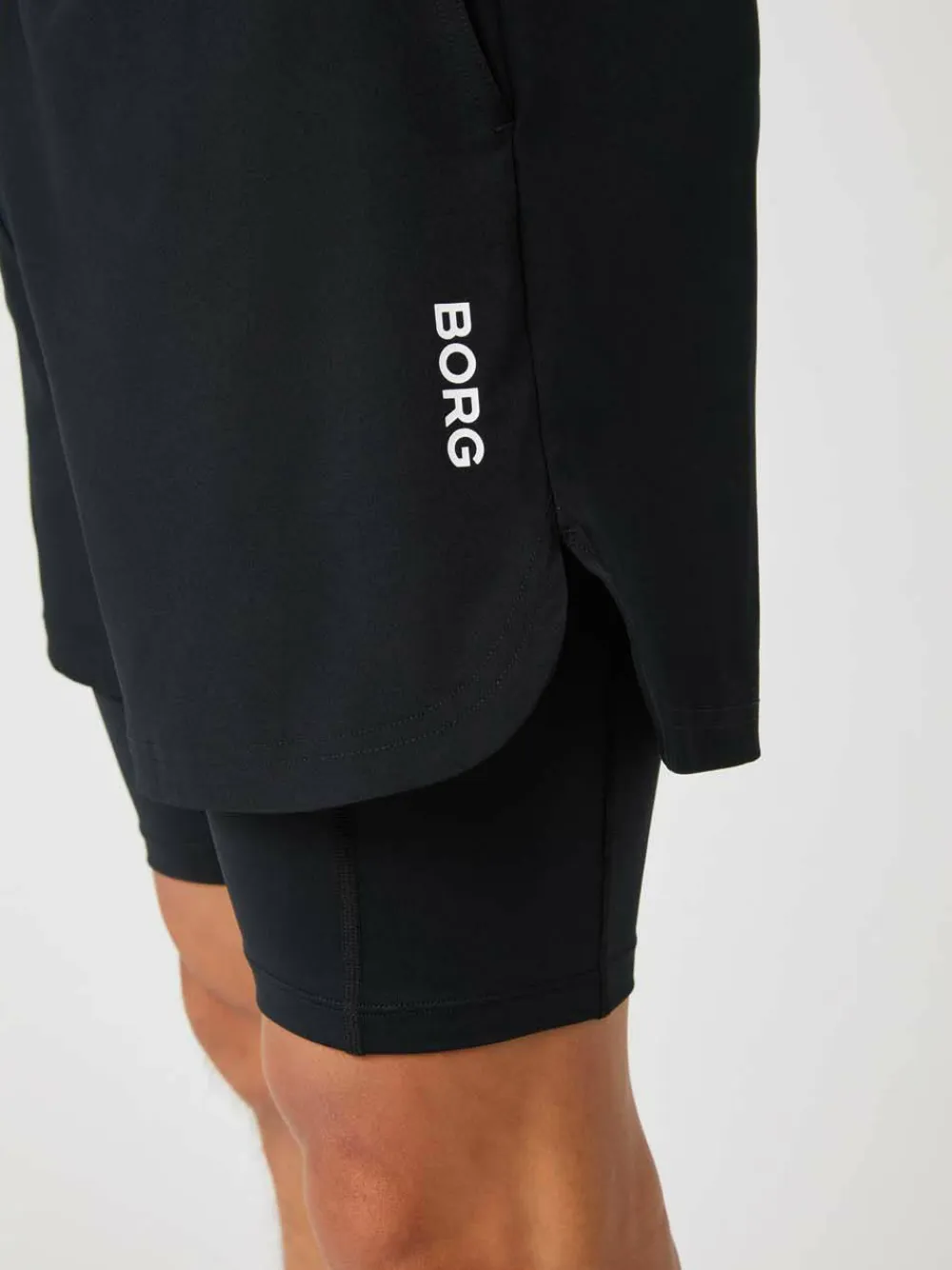 Sale Men's Borg 2 In 1 Shorts Träningskläder Herr|Herrshorts