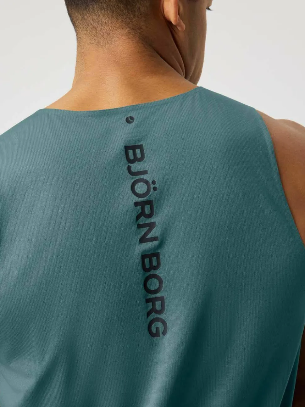 Björn Borg Men's Borg Feather Tank Balsam Green
