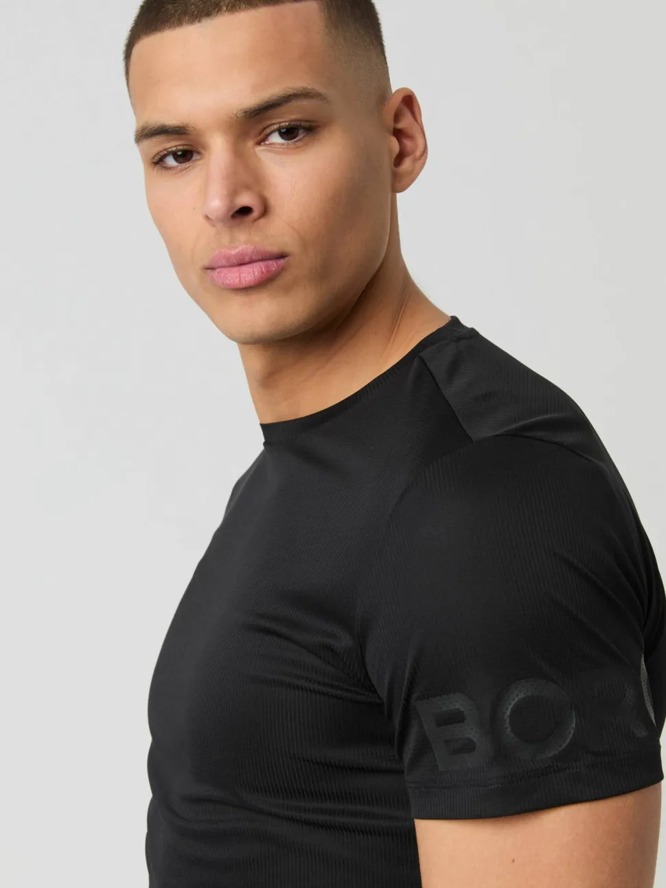 Björn Borg Men's Borg Light T-Shirt Black Beauty