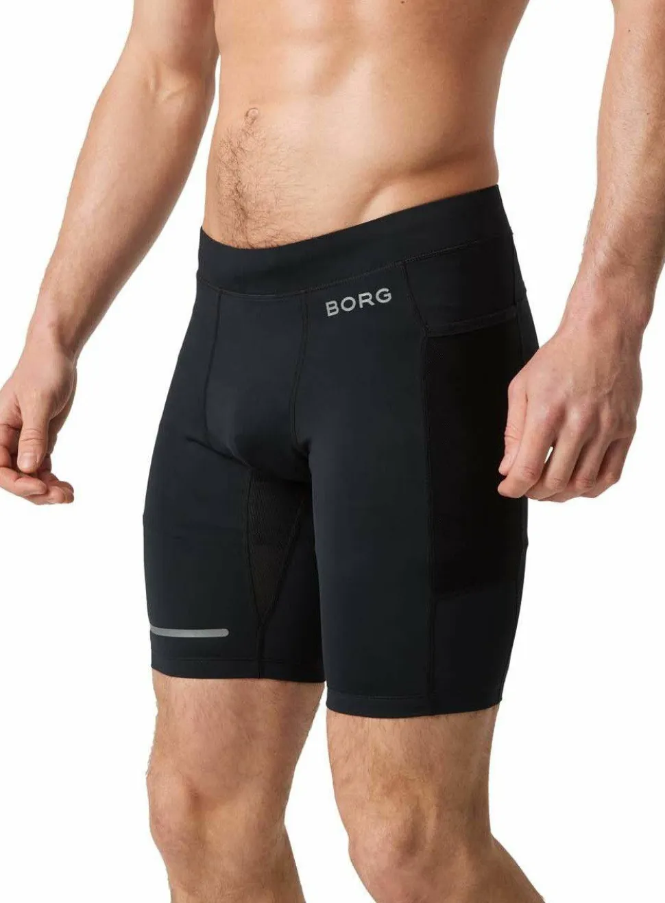 Björn Borg Men's Borg Running Short Tights Black Beauty