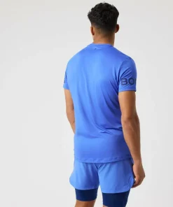 Björn Borg Men's Borg T-Shirt Amparo Blue Outlet