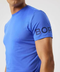 Björn Borg Men's Borg T-Shirt Amparo Blue Outlet