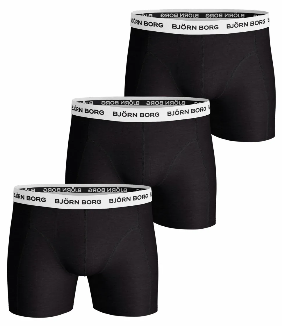 Björn Borg Men's Cotton Stretch Boxer 3-Pack Multipack 4