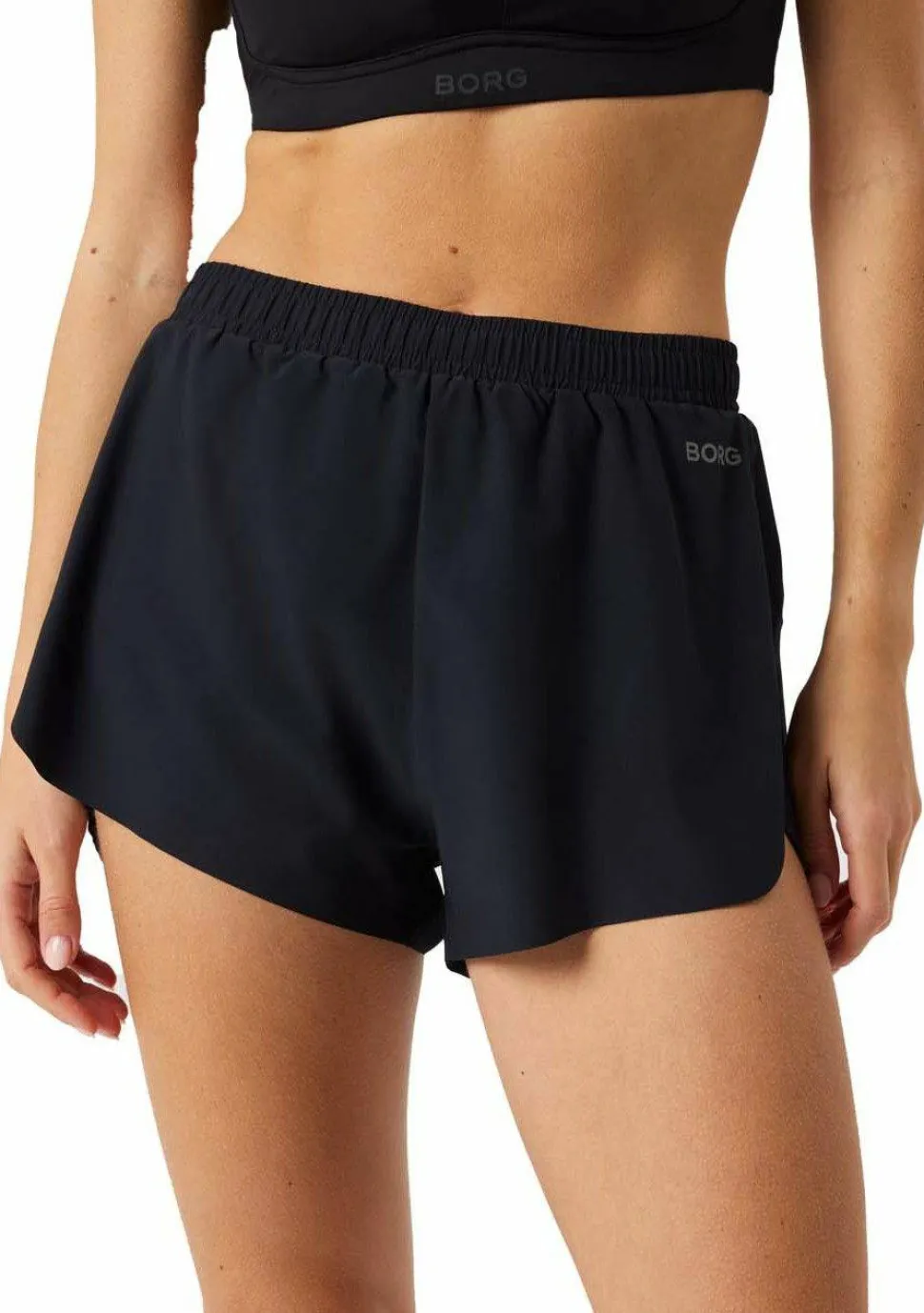 Björn Borg Women's Borg Performance 2 In 1 Shorts Black Beauty