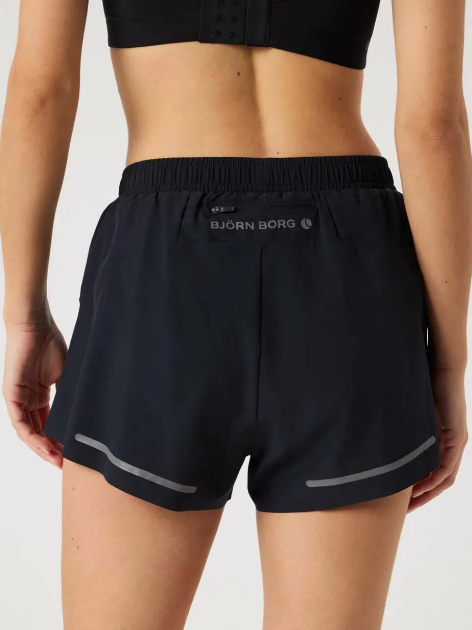 Björn Borg Women's Borg Performance 2 In 1 Shorts Black Beauty