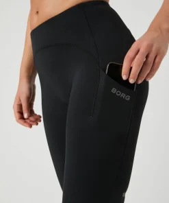 Björn Borg Women's Borg Running Short Tights Black Beauty