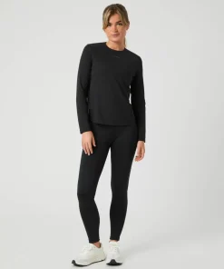 Björn Borg Women's Borg Running Feather Long Sleeve T-Shirt Black Beauty Discount
