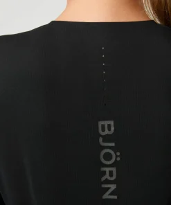 Björn Borg Women's Borg Running Feather Long Sleeve T-Shirt Black Beauty Discount