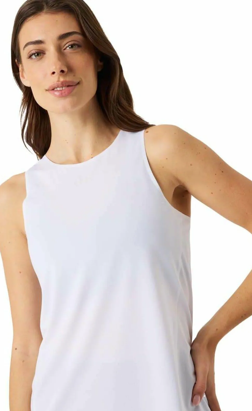 Björn Borg Women's Borg Running Feather Tank Brilliant White