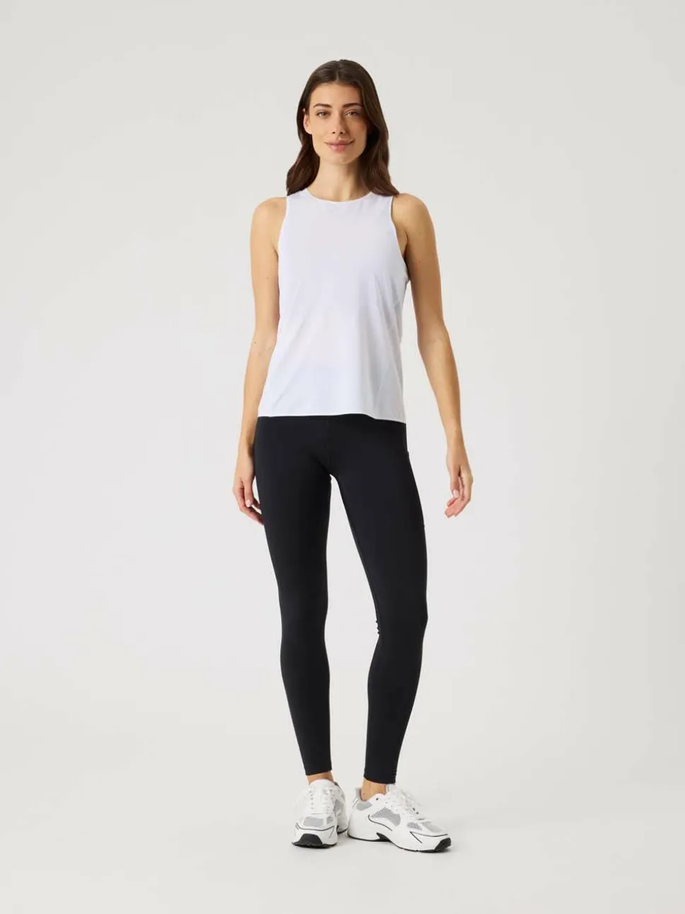 Björn Borg Women's Borg Running Feather Tank Brilliant White
