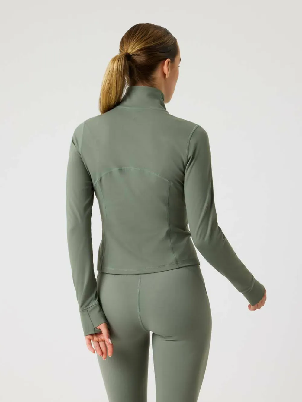 Björn Borg Women's Borg Soft Zip Midlayer Agave Green Hot