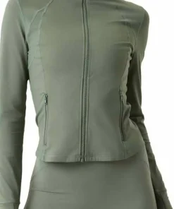 Björn Borg Women's Borg Soft Zip Midlayer Agave Green Hot