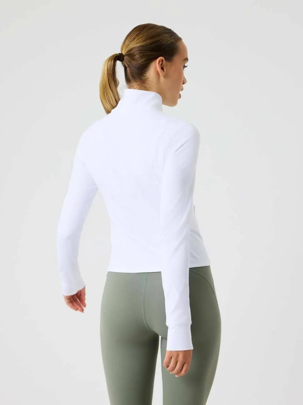 Björn Borg Women's Borg Soft Zip Midlayer Brilliant White