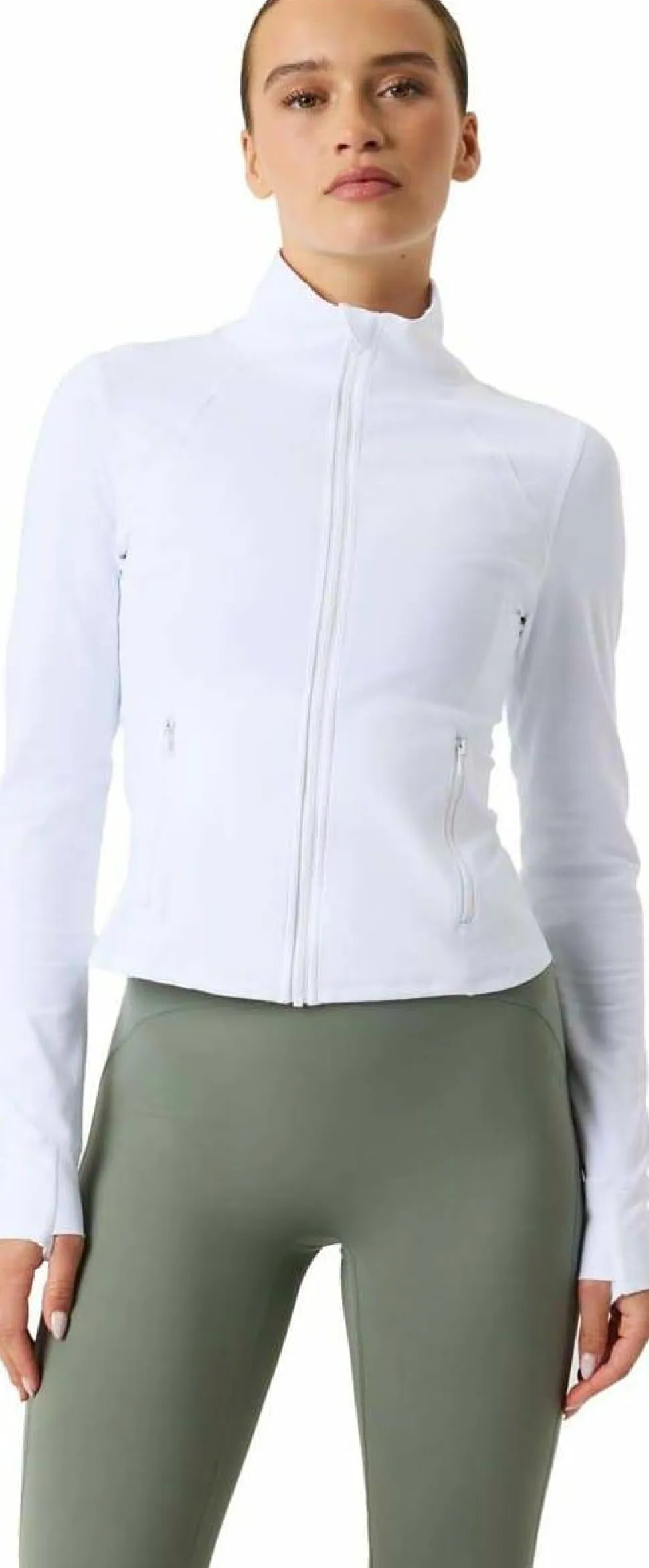 Björn Borg Women's Borg Soft Zip Midlayer Brilliant White