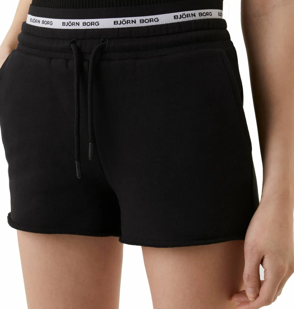 Björn Borg Women's Sthlm Elastic Shorts Black Beauty