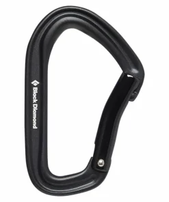 Black Diamond HotForge Bent Gate Carabiner Black
