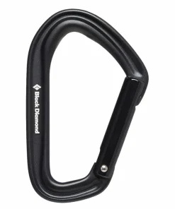 Black Diamond HotForge Straight Gate Carabiner Black
