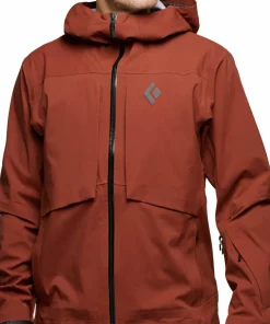 Black Diamond Men's Factor Shell Iron Red Outlet