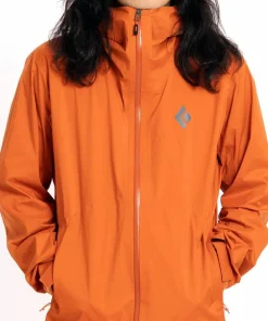 Black Diamond Men's Fineline Stretch Shell Saffron