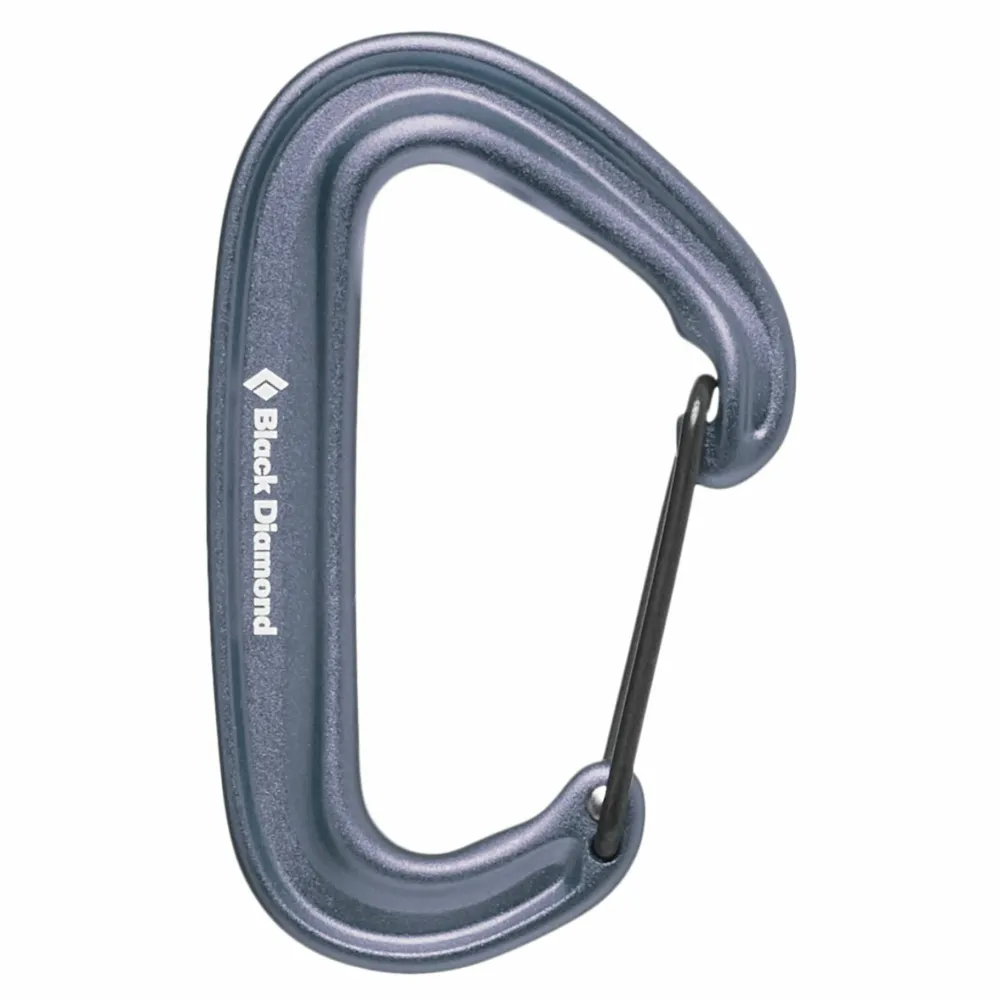 Black Diamond MiniWire Carabiner GRAY New