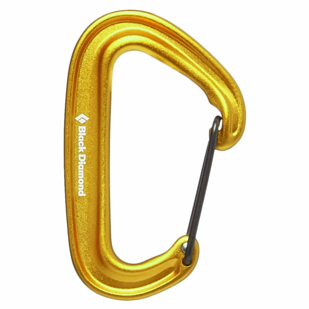 Black Diamond MiniWire Carabiner YELLOW Outlet