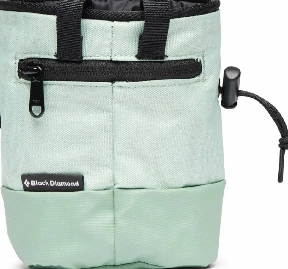 Black Diamond Mojo Zip Chalk Bag Foam Green