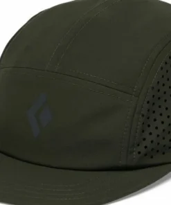Black Diamond 5-Panel Synthetic Cap Dark Moss-anthracite Icon Logo