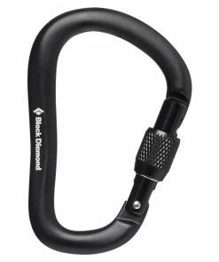 Black Diamond RockLock Screwgate Carabiner Black Best