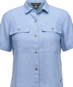 Black Diamond Women's Scenic Route Ss Shirt Creek Blue-glacier