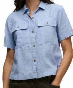 Black Diamond Women's Scenic Route Ss Shirt Creek Blue-glacier