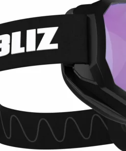 Bliz Charge Otg Matt Black W White Logo / Light Orange&blue