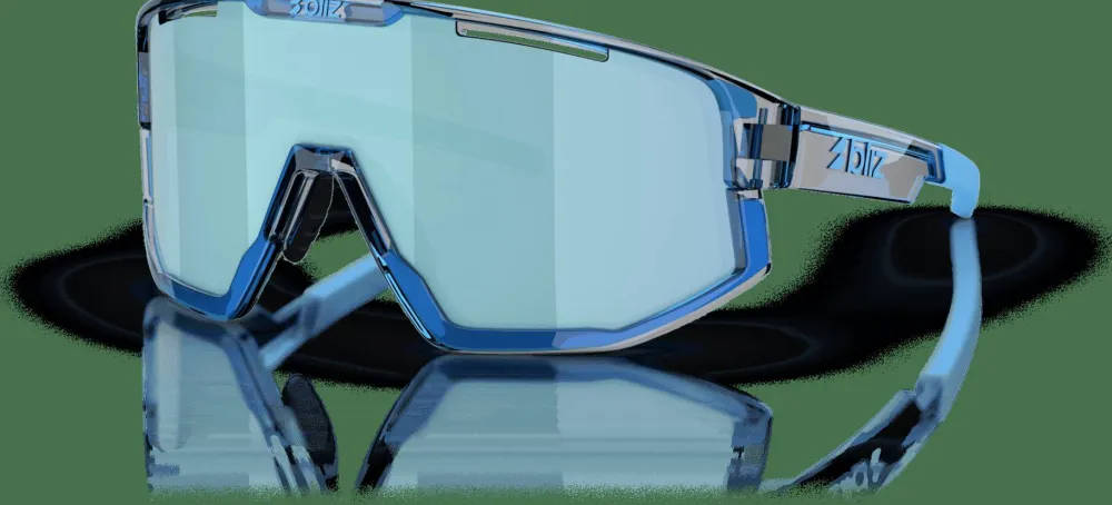Bliz Fusion Transparent Blue/Smoke W Ice Blue Multi Hot