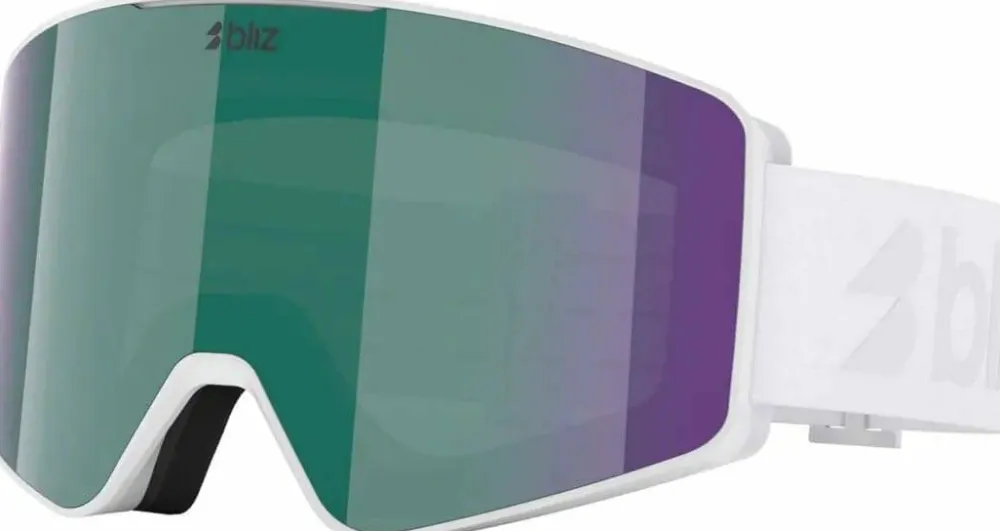 Bliz G001s Matte White/Brown W Green Multi MATTE WHITE / BROWN W GREEN MULTI