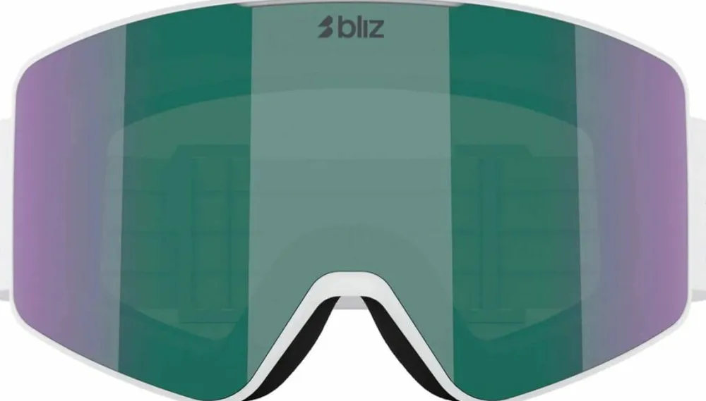 Bliz G001s Matte White/Brown W Green Multi MATTE WHITE / BROWN W GREEN MULTI