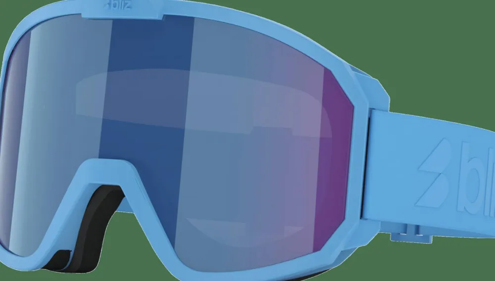Bliz Kids' Rave Jr Matte Blue/Brown W Blue Multi Best