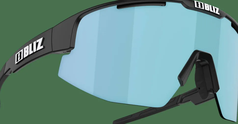 Bliz Matrix Matt Black/Smoke with Ice Blue Multi