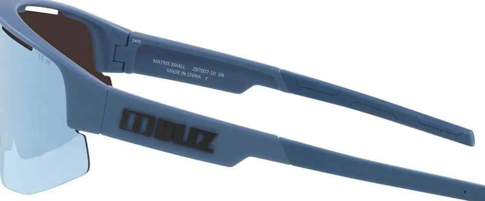 Best Matrix Small Matt Blue / Smoke Ice Blue Multi Cykling