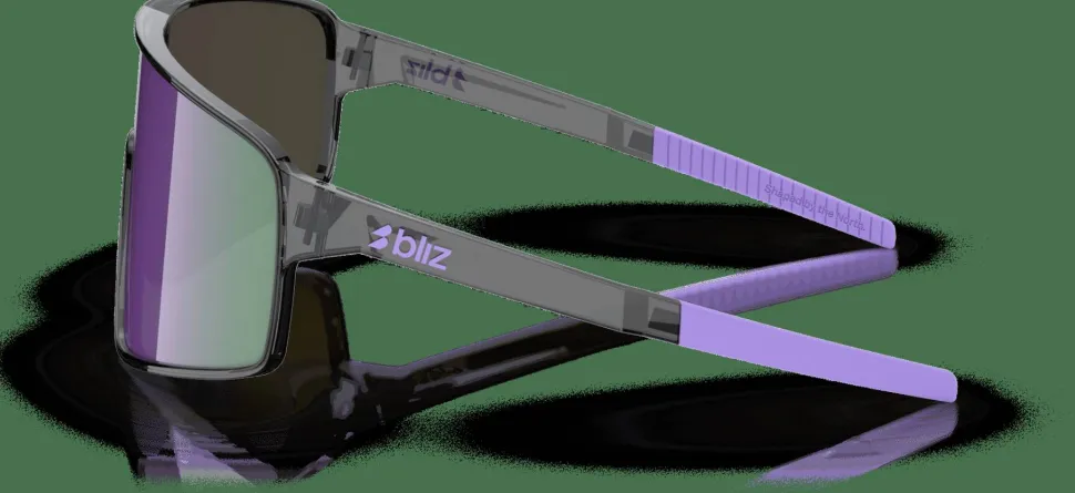 Bliz P001s Crystal Black / Grey W Putple Multi