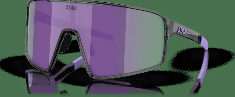 Bliz P001s Crystal Black / Grey W Putple Multi